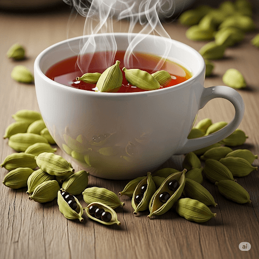 Cardamom Tea - Aromatic tea blended with green cardamom pods, offering a warming spice that's beloved in Persian households.