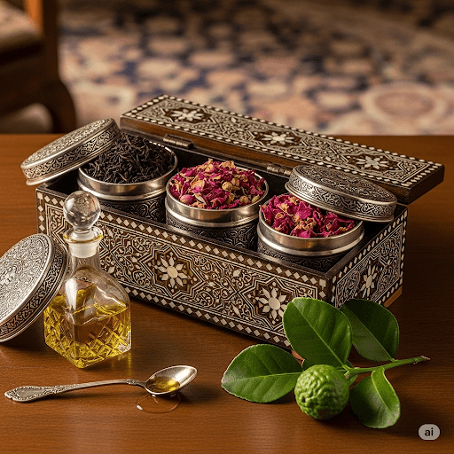 Persian Earl Grey - A Persian twist on the classic Earl Grey, infused with local bergamot and rose petals for a distinctly Iranian flavor profile.